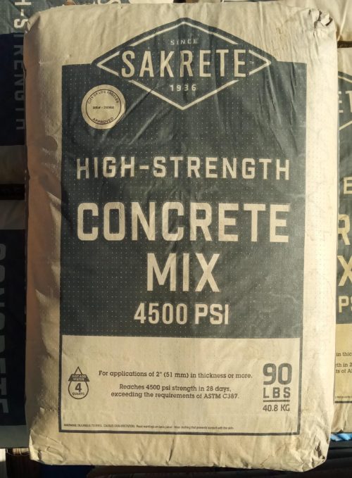 Concrete mix